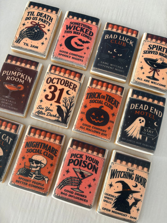 Halloween Matchbox Cookies