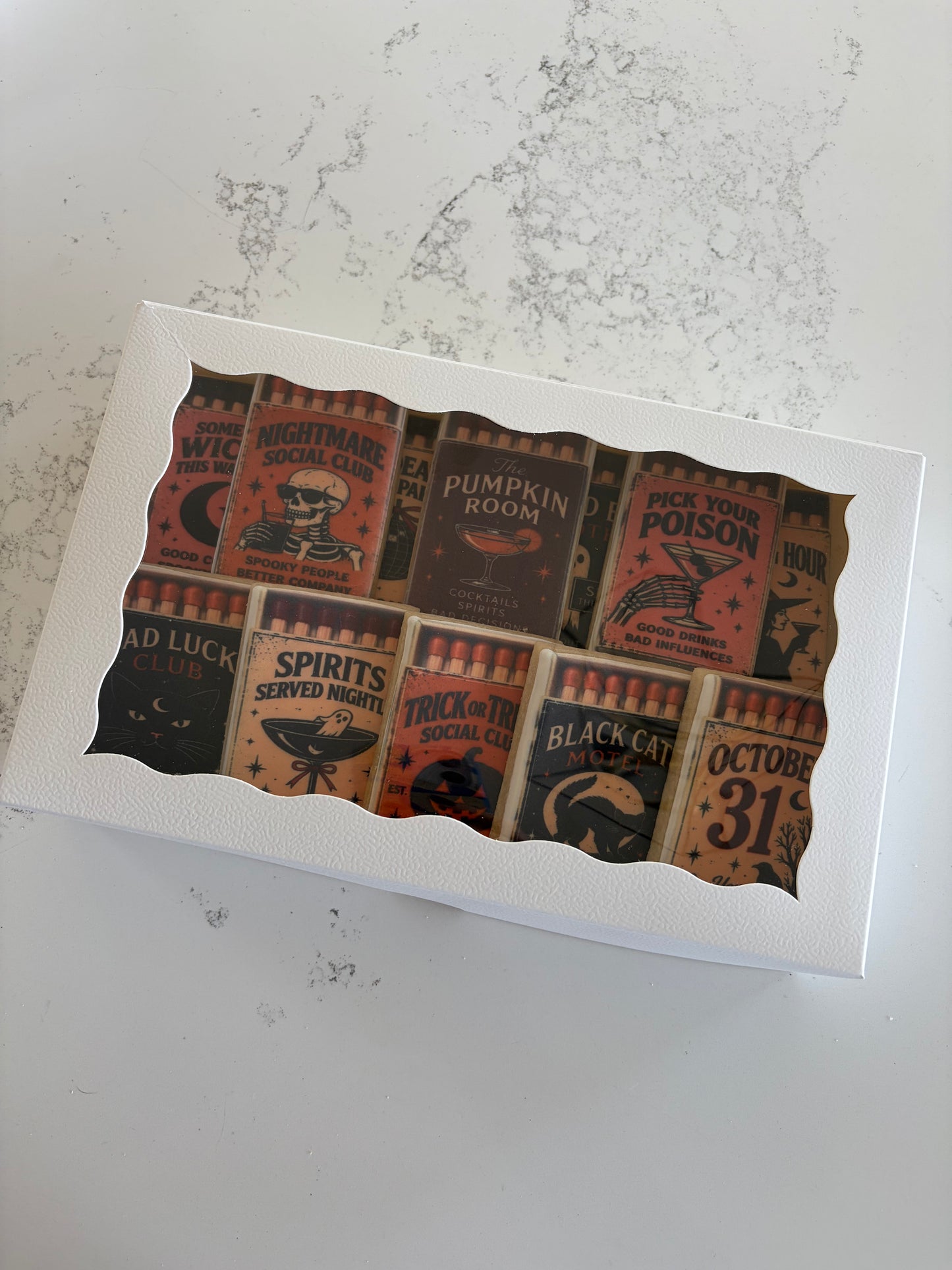 Halloween Matchbox Cookies