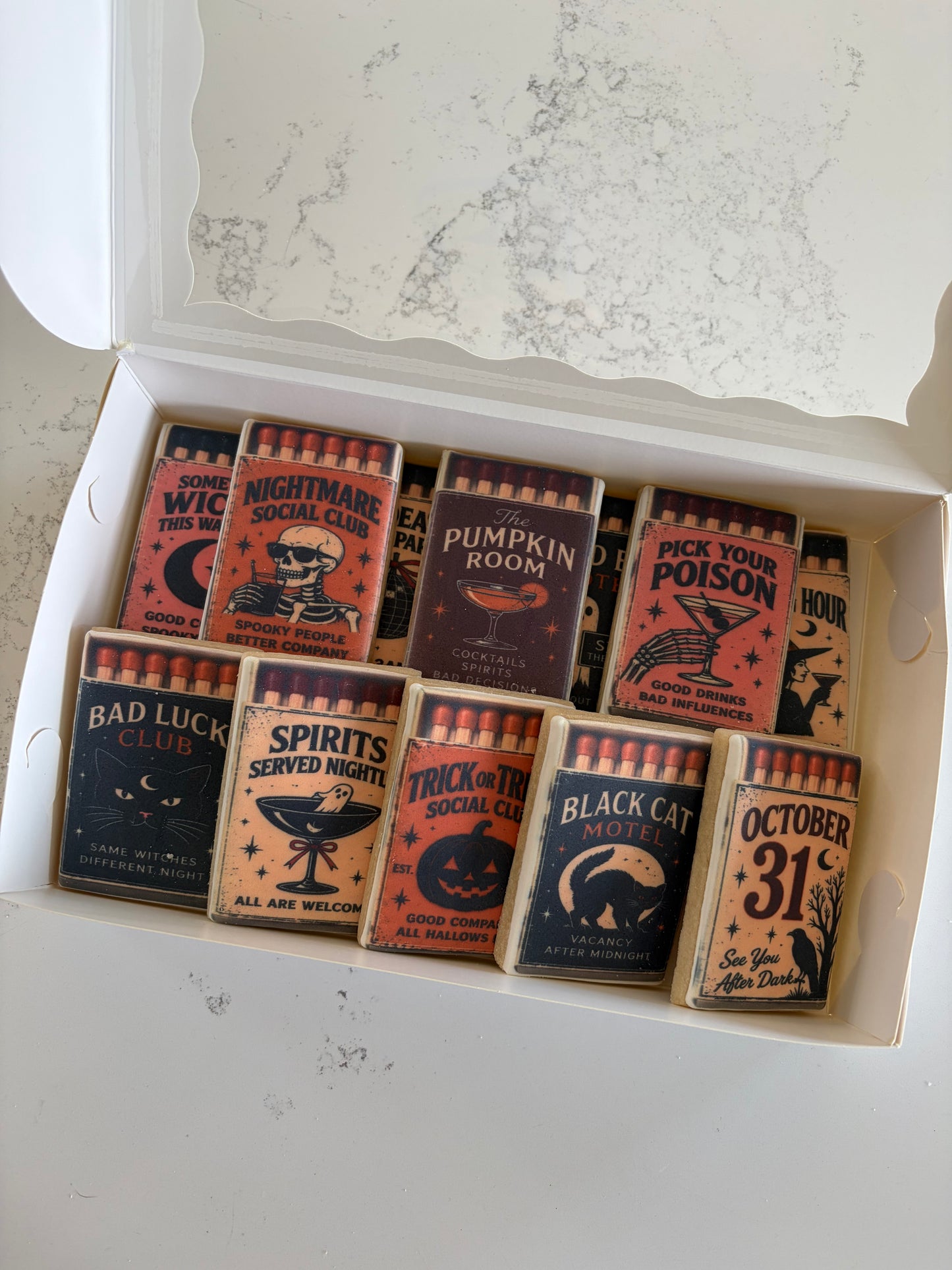 Halloween Matchbox Cookies